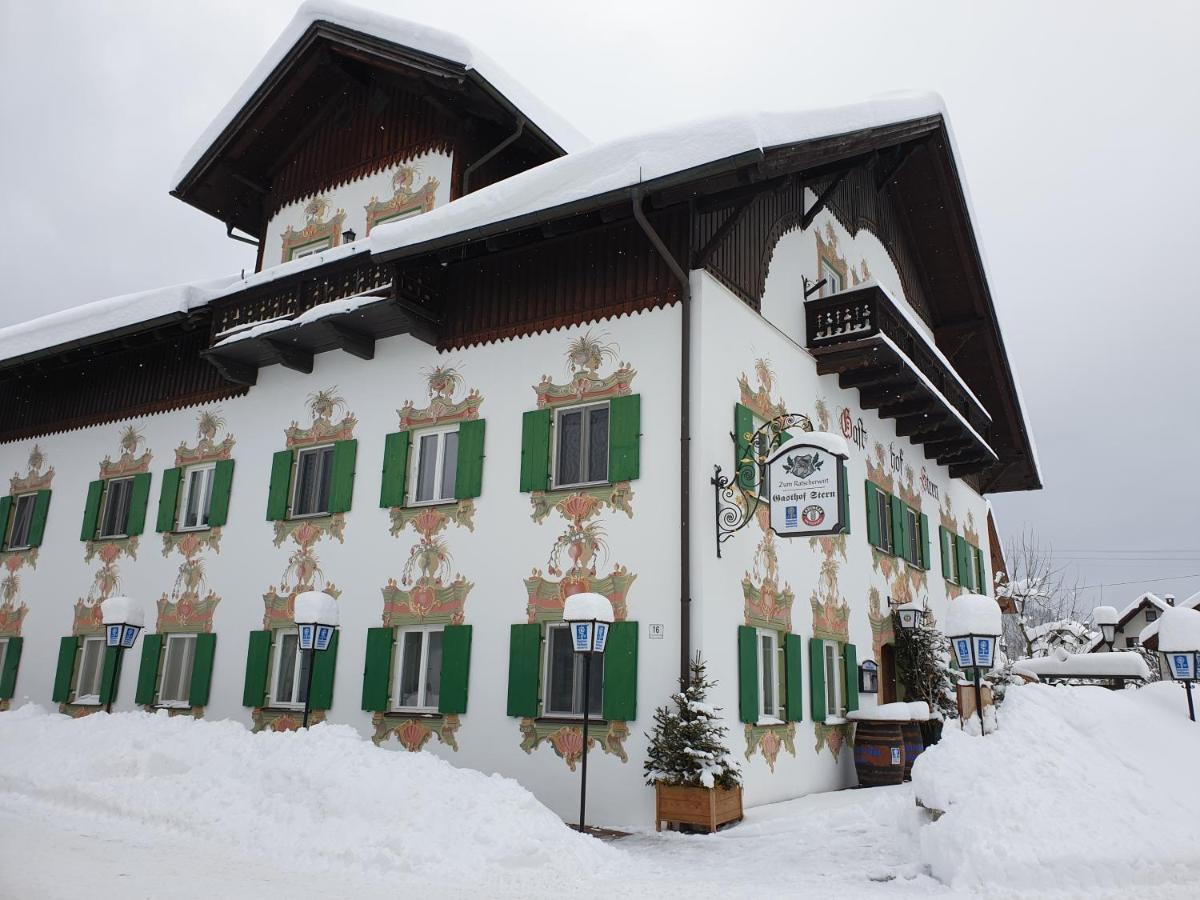 Ferienwohnungen Im Gasthof Stern Inklusive Koenigscard Unterammergau Kültér fotó
